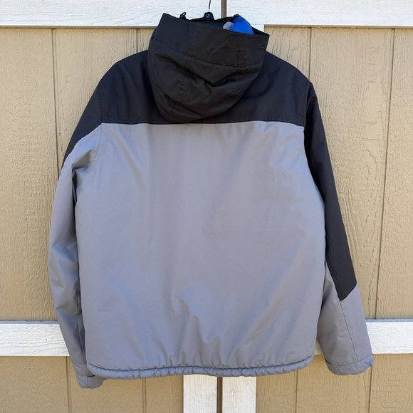 Gerry Gray Black Hooded Zip Jacket Men’s Size Large - Picture 2 of 10